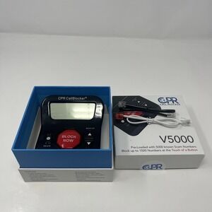 CPR V5000 Call Blocker for Landline Phones - Block Robocalls, Stop Spam Callers
